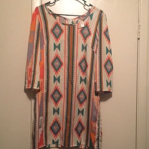 YAHADA Aztec Dress